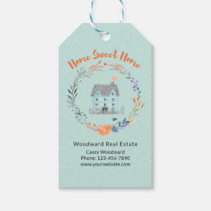 Home Sweet Home Realtor Budget Marketing Custom Gift Tags