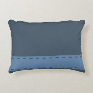 Home Sweet Home Steel Blue Decorative Cushion