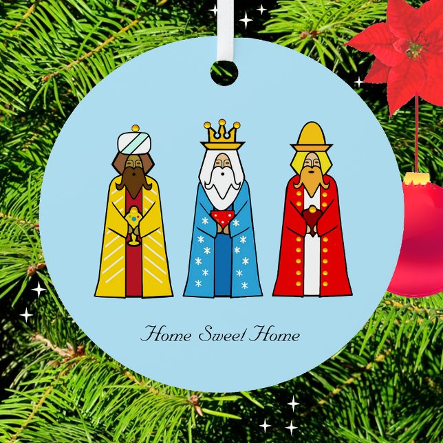 Home Sweet Home & Three Wise Men Metal Tree Decoration (Creator Uploaded)