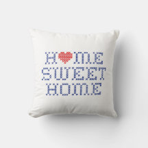 Home Sweet Home Throw Pillow