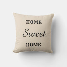 Home Sweet Home Throw Pillow
