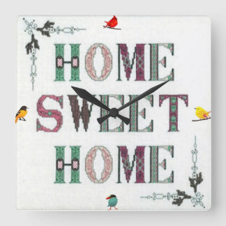 Home Sweet Home Wall Clock
