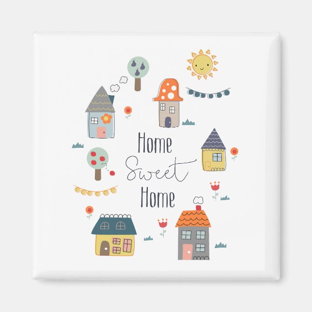 Home Sweet Home Welcome Gift Magnet (Front)
