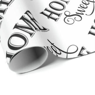 Home Sweet Home Wrapping Paper