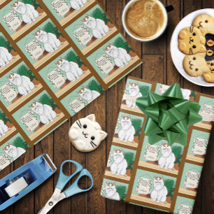 Home Sweet Kitty Home Wrapping Paper