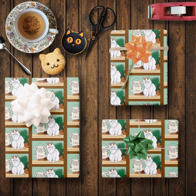 Home sweet Kitty Home Wrapping Paper Sheet (Creator Uploaded)