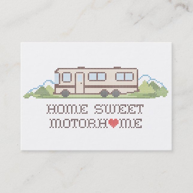 Home Sweet Motor Home Business Card (Front)
