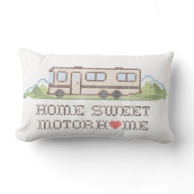 Home Sweet Motor Home Pillow