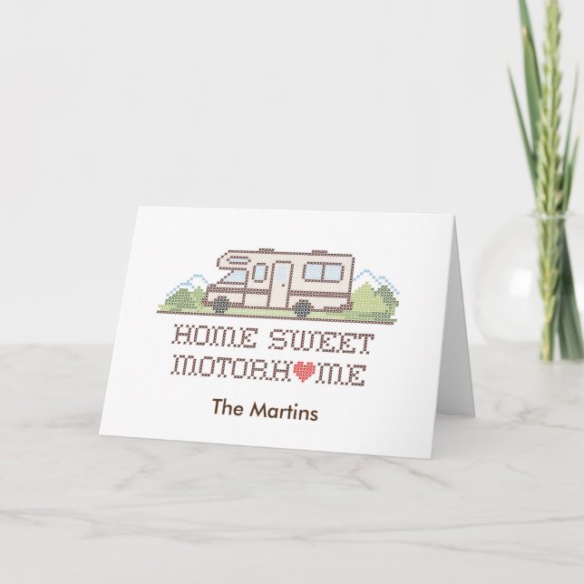 Home Sweet Motorhome Card (Front)