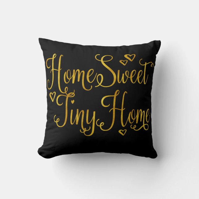 Home Sweet Tiny Home Cushion (Front)