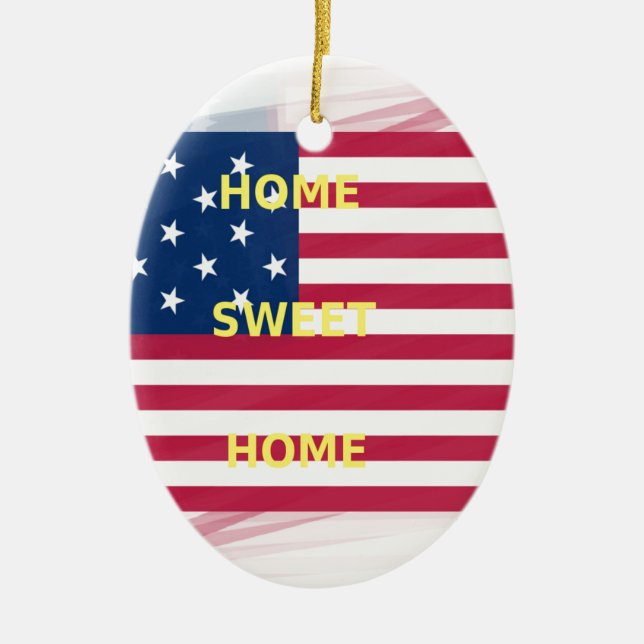 Home Swet Home Ceramic Tree Decoration (Front)