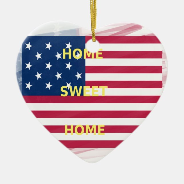 Home Swet Home Ceramic Tree Decoration (Front)