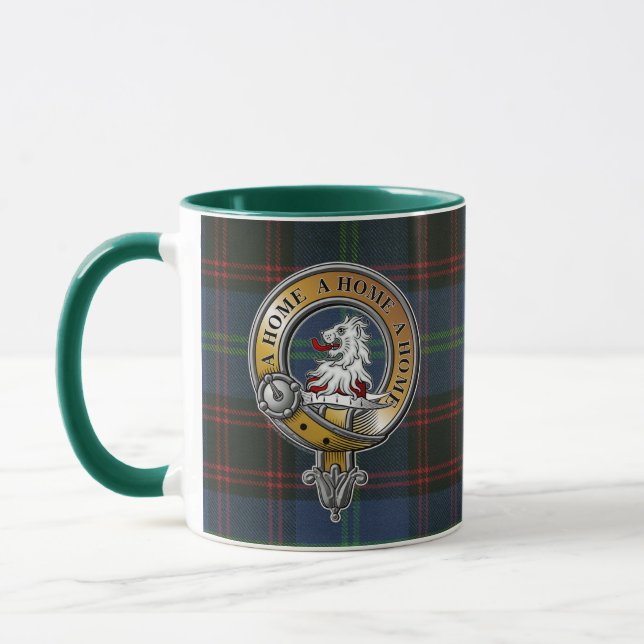 Home Tartan & Badge Mug (Left)