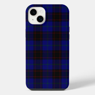 Home tartan blue black plaid iPhone 14 plus case