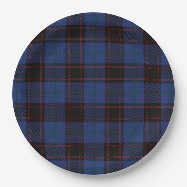 Home Tartan Paper Plate (Front)