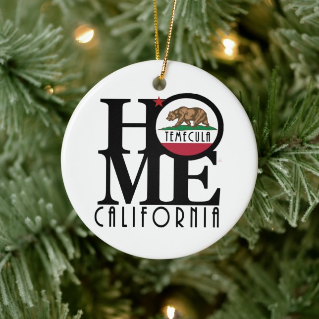 HOME Temecula California Ceramic Tree Decoration (Tree)