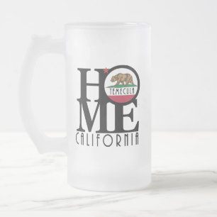 HOME Temecula Frosted Glass Beer Mug