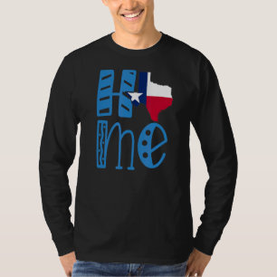 Home Texas In Block Letters T-Shirt