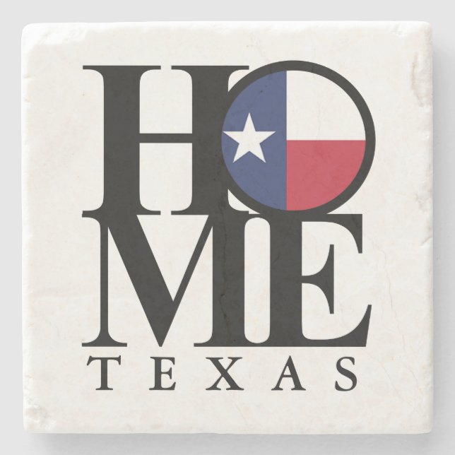 HOME Texas Stone Coaster (Front)