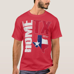 Home Texas Texan Vintage Love T-Shirt