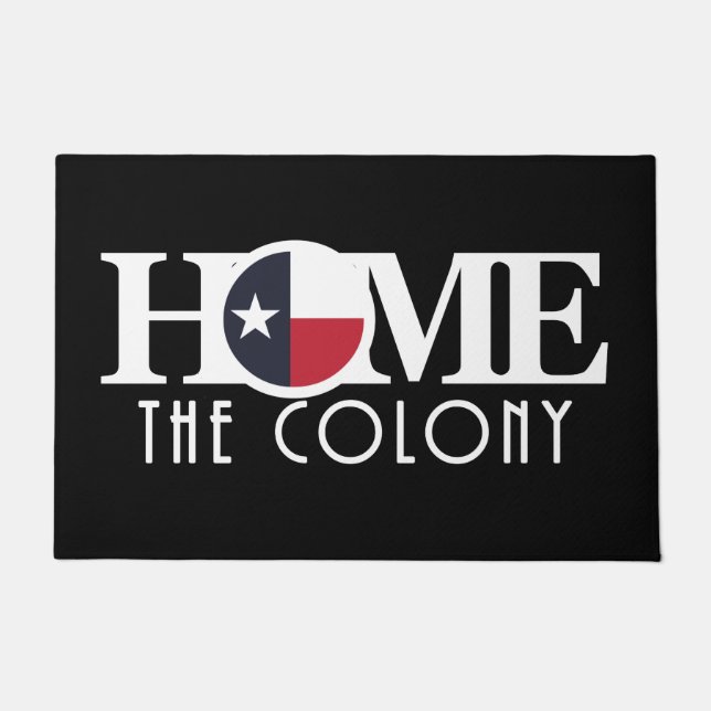 HOME The Colony Texas Doormat (Front)