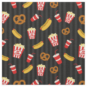 Home theatre mixed movie pattern material fabric