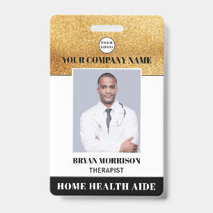 Home Therapist Photo ID Badge
