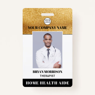 Home Therapist Photo ID ID Badge