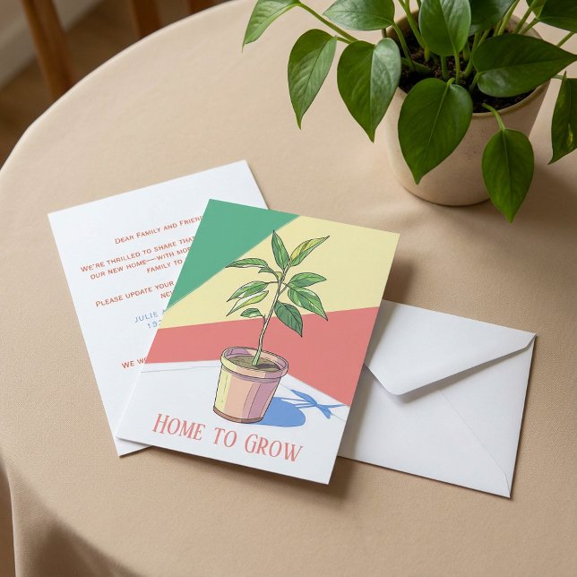 Home to Grow house plant New Address Announcement (Home to Grow house plant New Address Announcement.)