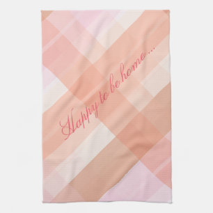 Home towel pink and coral