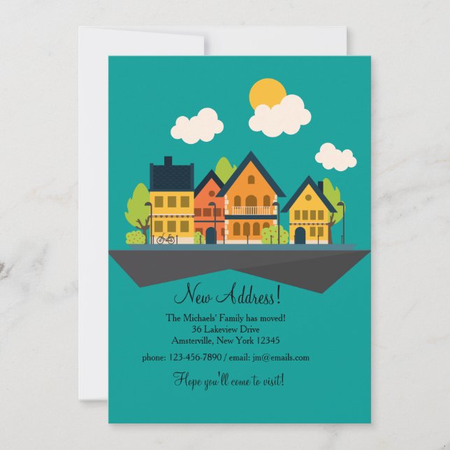 Home Town Moving Announcement (Front)