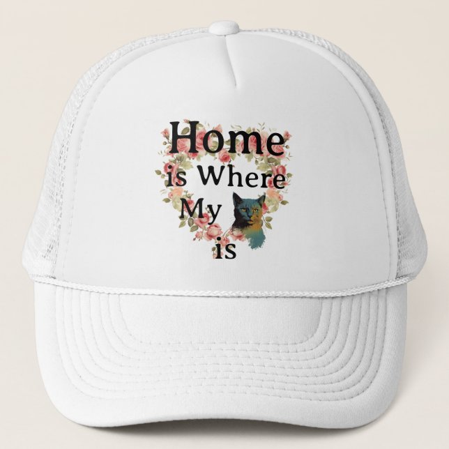 Home Trucker Hat (Front)