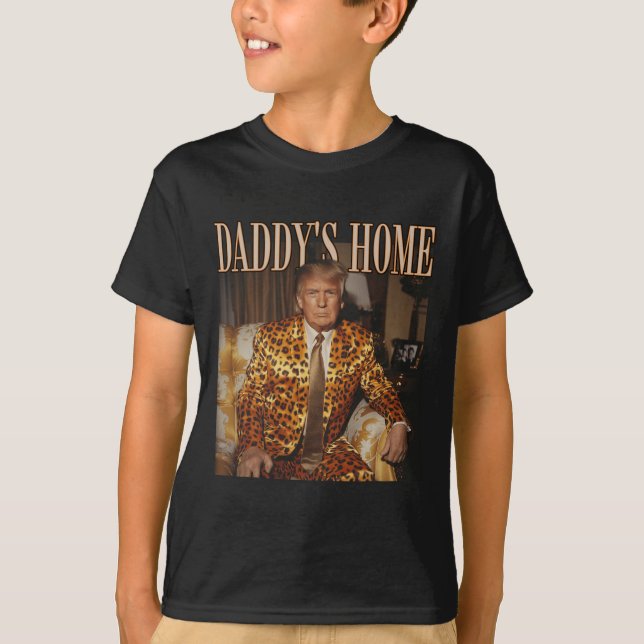 Home Trump Shirt Trump 2024 Leopard Funny Maga  (Front)