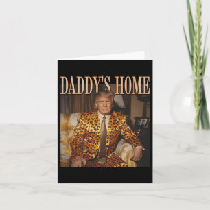 Home Trump Shirt Trump 2024 Leopard Funny Maga  Card
