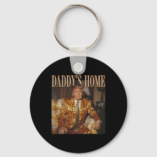 Home Trump Shirt Trump 2024 Leopard Funny Maga Key Ring