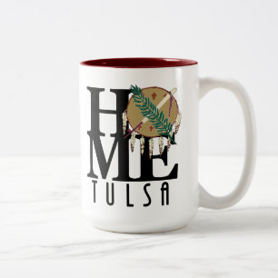 HOME Tulsa Oklahoma 15oz Two-Tone Coffee Mug