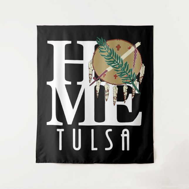 HOME Tulsa Oklahoma Tapestry (Front)