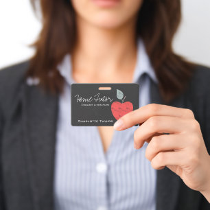 Home Tutor Teachers Apple Business Personalised ID Badge