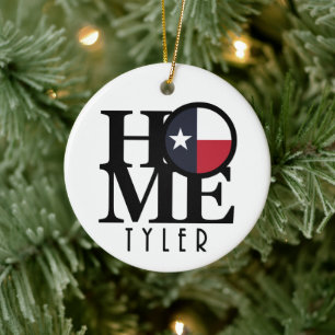 HOME Tyler Texas Ceramic Tree Decoration