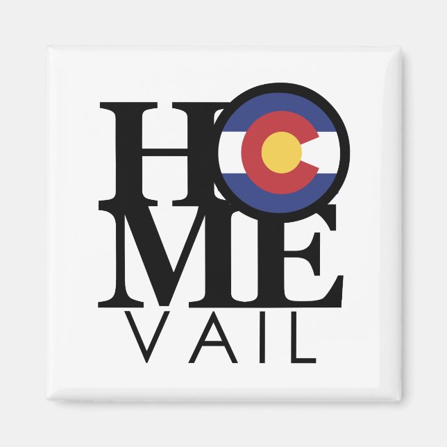 HOME Vail Colorado Magnet (Front)