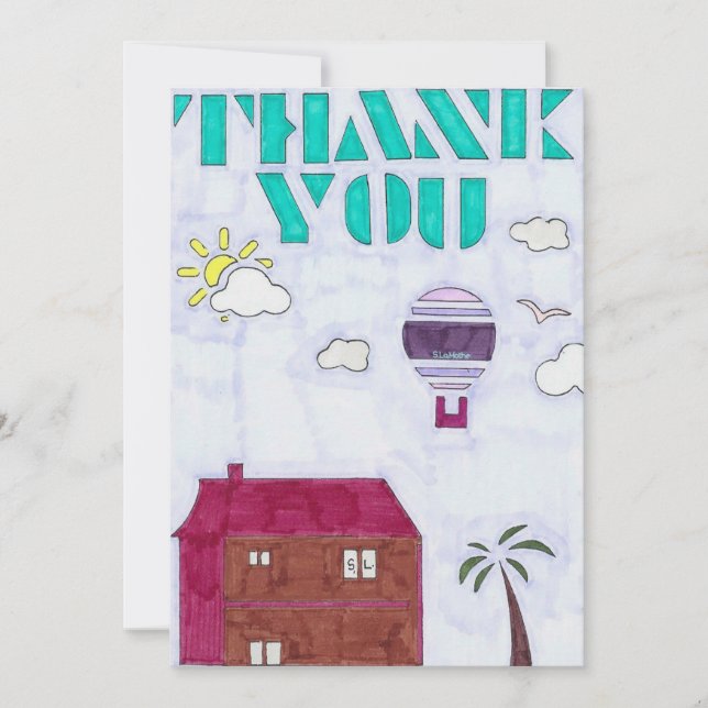 Home View Thank You Card (Front)