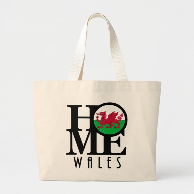 HOME Wales Large Tote Bag (Front)