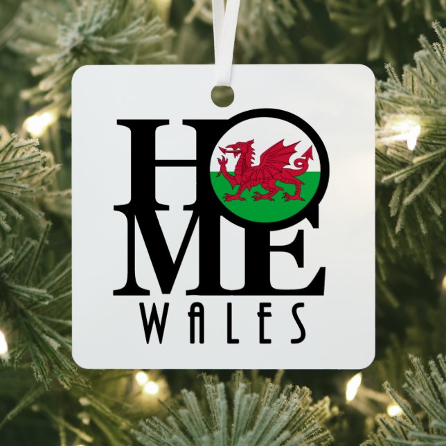 HOME Wales  Metal Tree Decoration (Insitu)