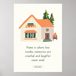 Home wall poster