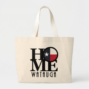 HOME Watauga Texas Large Tote Bag