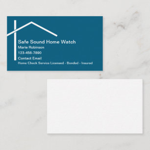 Home Watch Services Business Cards