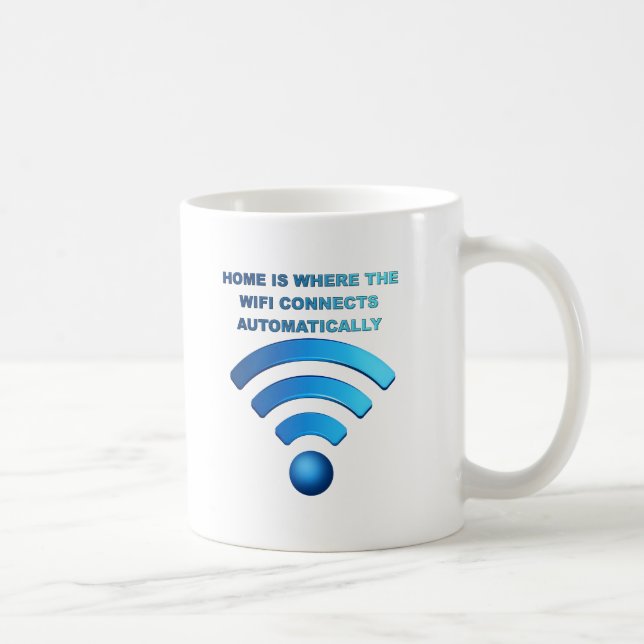 Home Wifi Funny Mug (Right)