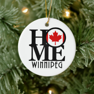 HOME Winnipeg Ceramic Tree Decoration