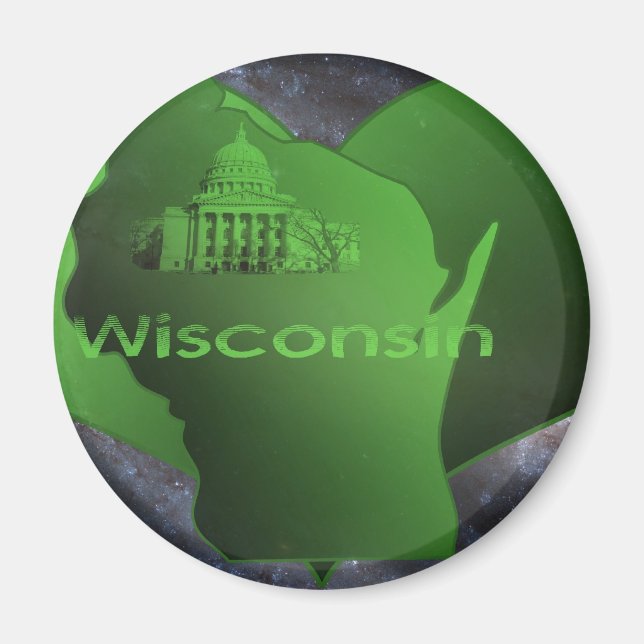 Home Wisconsin Magnet (Front)