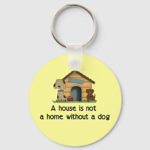 Home With A Dog Key Ring